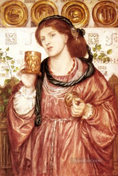 Dante Gabriel Rossetti Painting - The Loving Cup Pre Raphaelite Brotherhood Dante Gabriel Rossetti